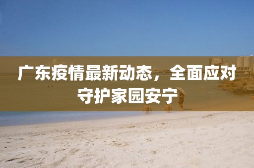 广东疫情最新动态，全面应对守护家园安宁