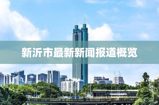 新沂市最新新闻报道概览