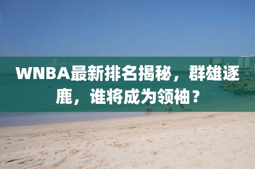 WNBA最新排名揭秘，群雄逐鹿，谁将成为领袖？