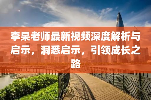 李杲老师最新视频深度解析与启示，洞悉启示，引领成长之路