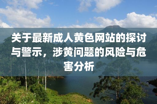 关于最新成人黄色网站的探讨与警示，涉黄问题的风险与危害分析