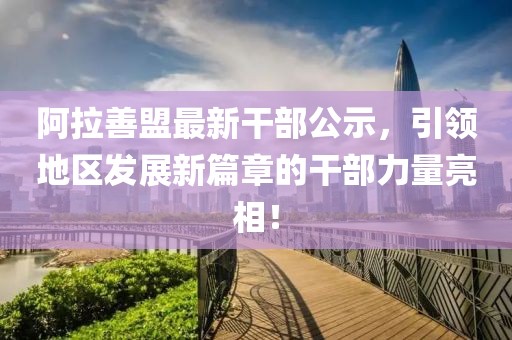 阿拉善盟最新干部公示，引领地区发展新篇章的干部力量亮相！