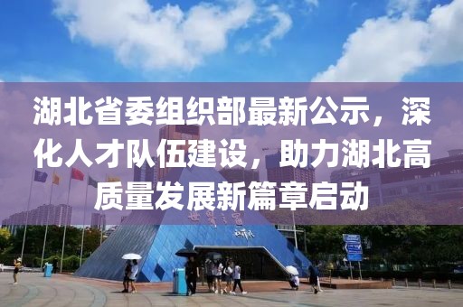 湖北省委组织部最新公示，深化人才队伍建设，助力湖北高质量发展新篇章启动