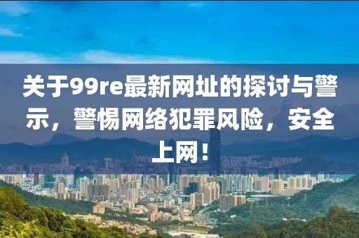 关于99re最新网址的探讨与警示，警惕网络犯罪风险，安全上网！