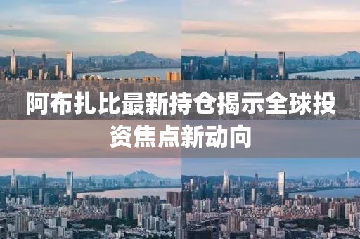 阿布扎比最新持仓揭示全球投资焦点新动向