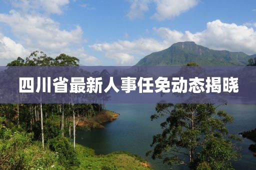 四川省最新人事任免动态揭晓