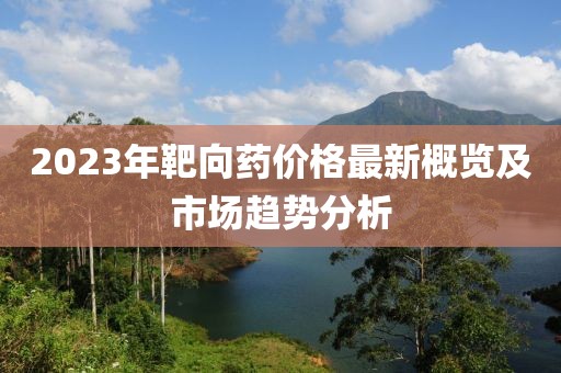 2023年靶向药价格最新概览及市场趋势分析