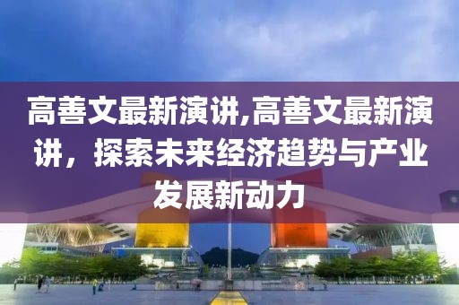 高善文最新演讲,高善文最新演讲，探索未来经济趋势与产业发展新动力